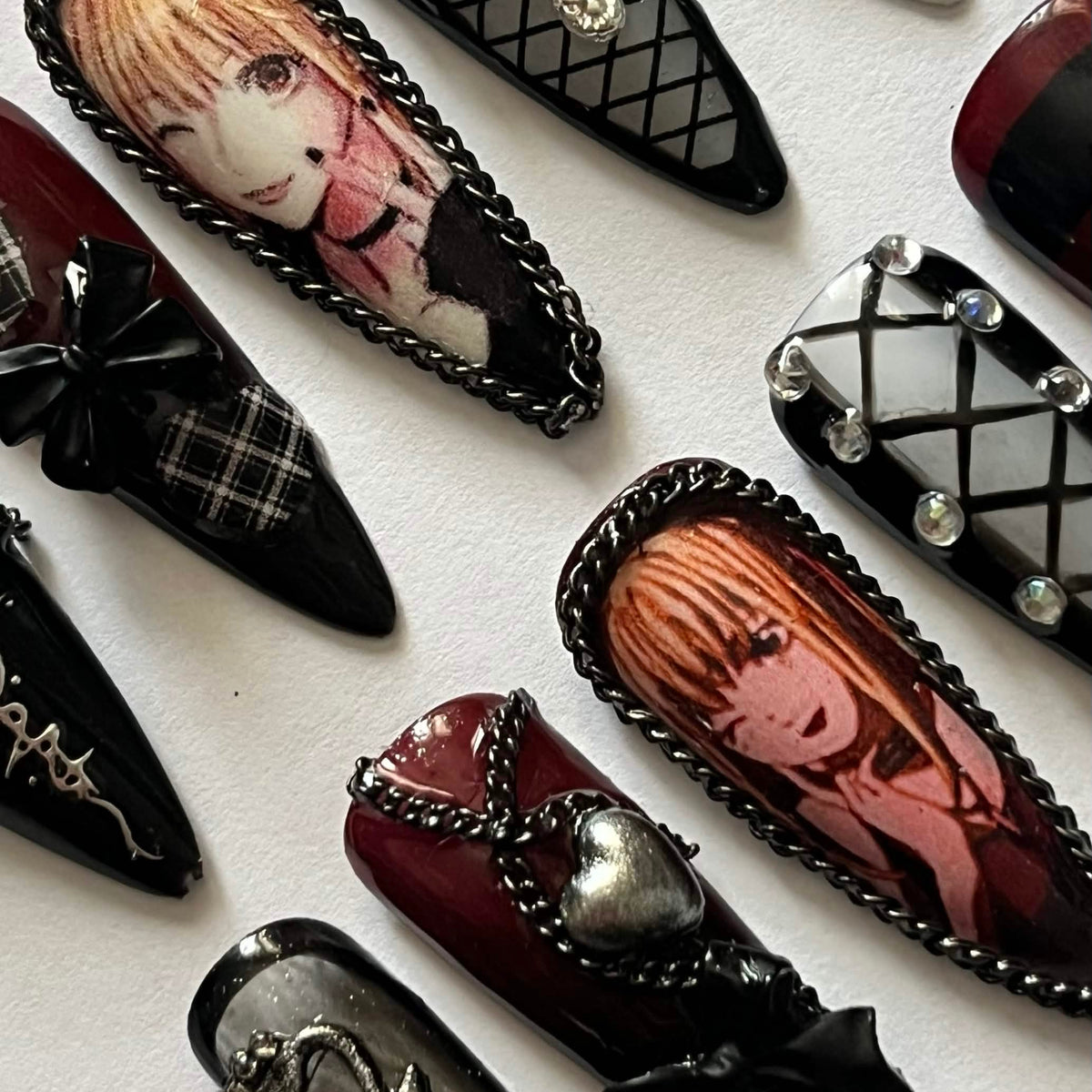 Death Note Misa Amane press-on nails
