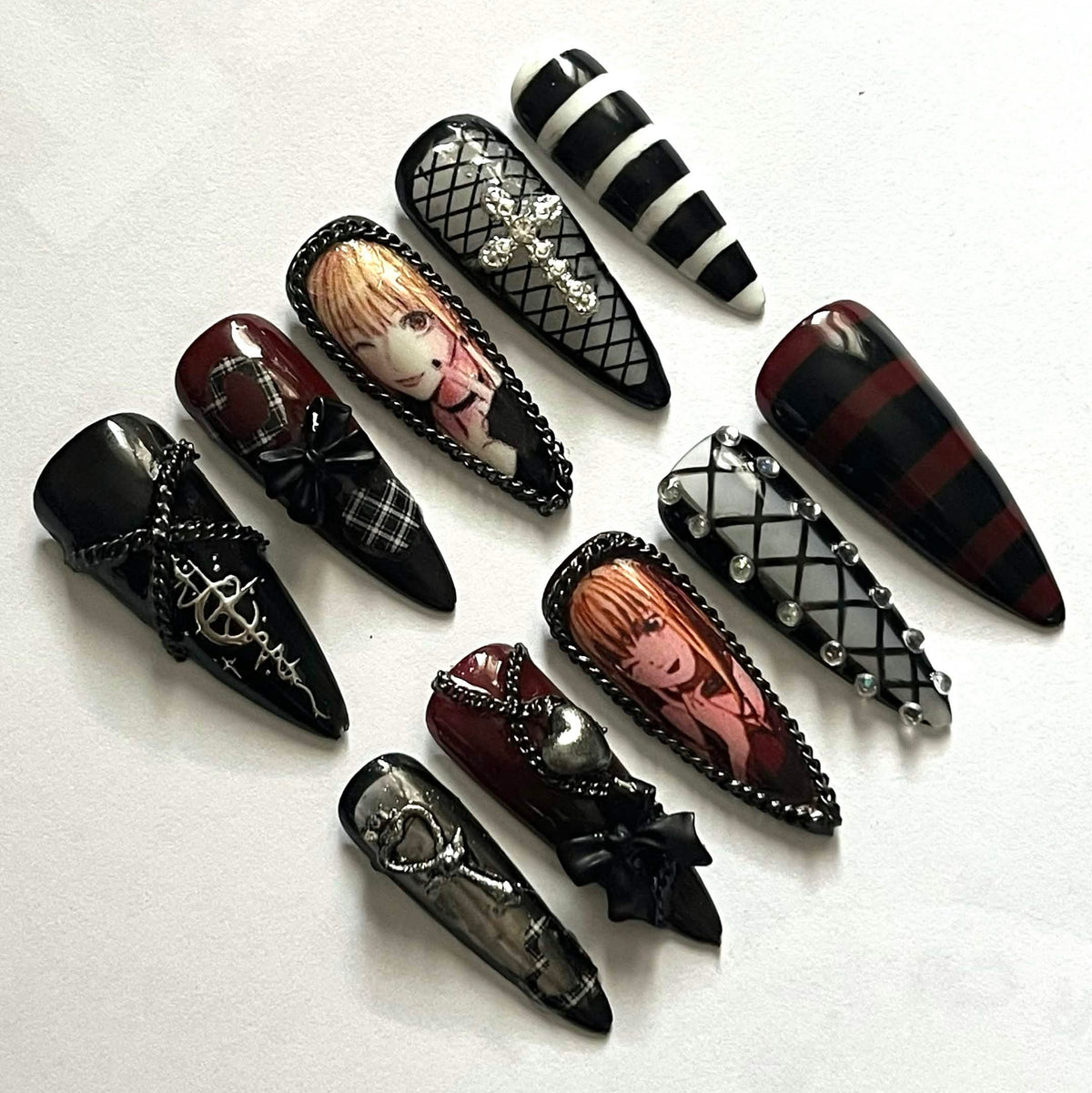 Death Note Misa Amane press-on nails
