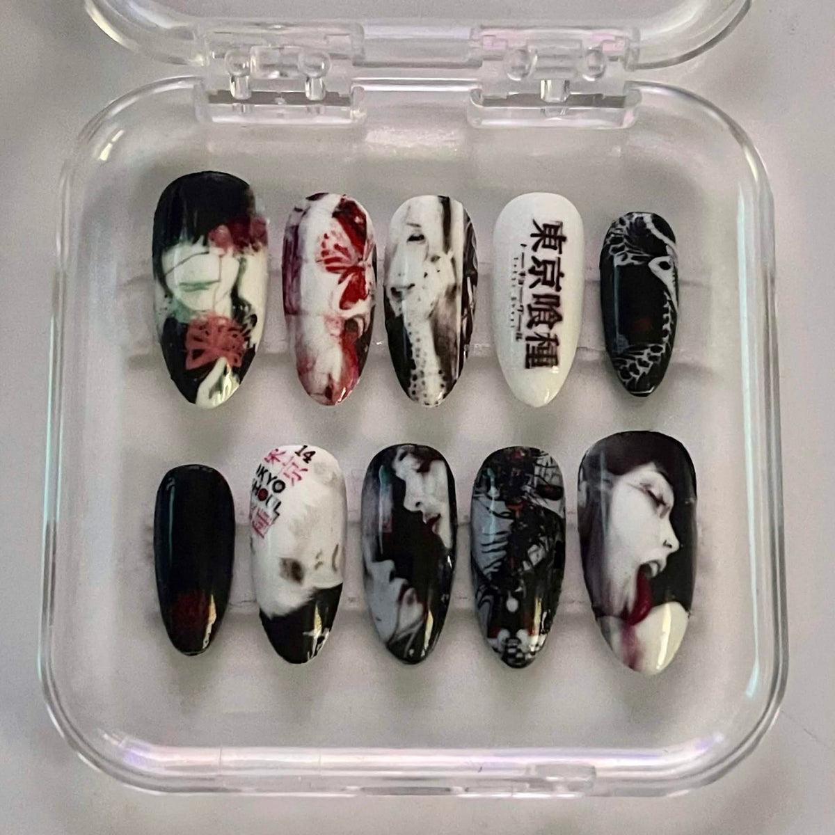 Tokyo Ghoul press-on nails