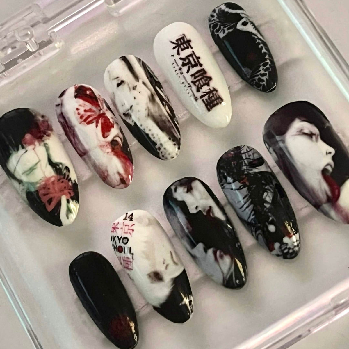 Tokyo Ghoul press-on nails