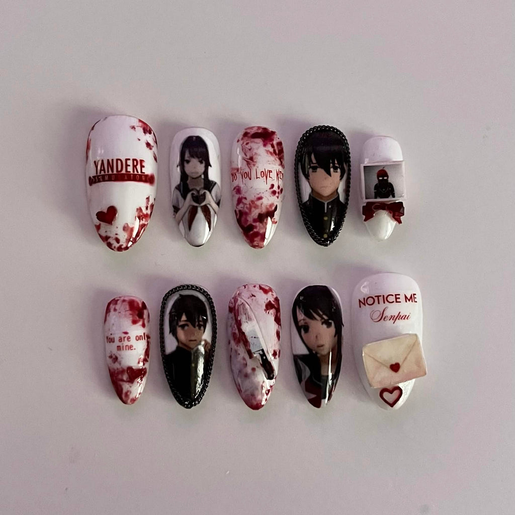 Yandere Simulator press-on nails
