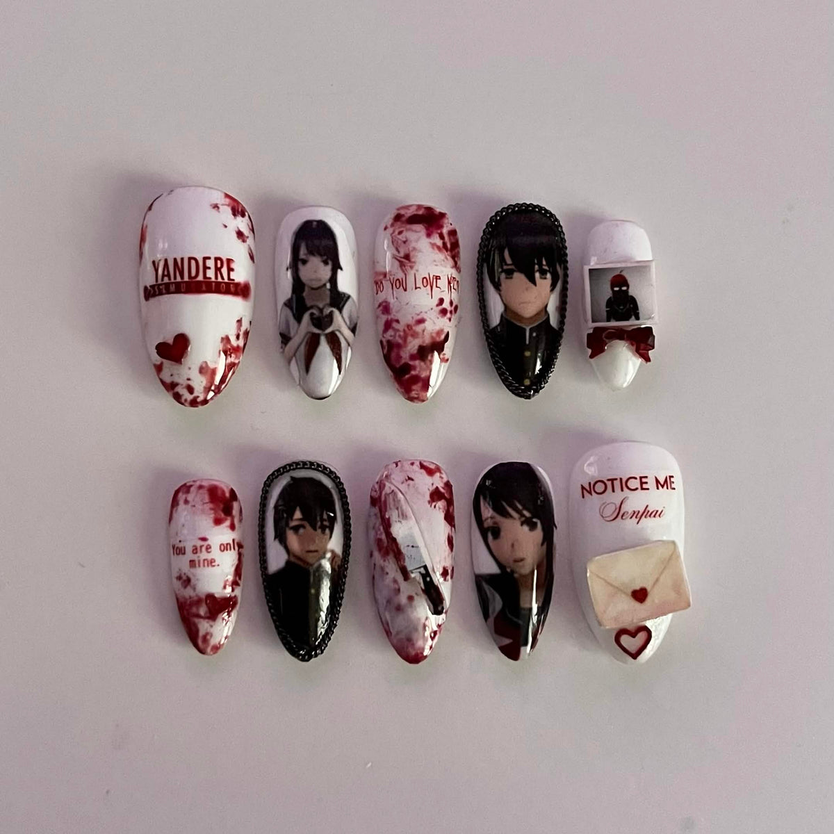 Yandere Simulator press-on nails