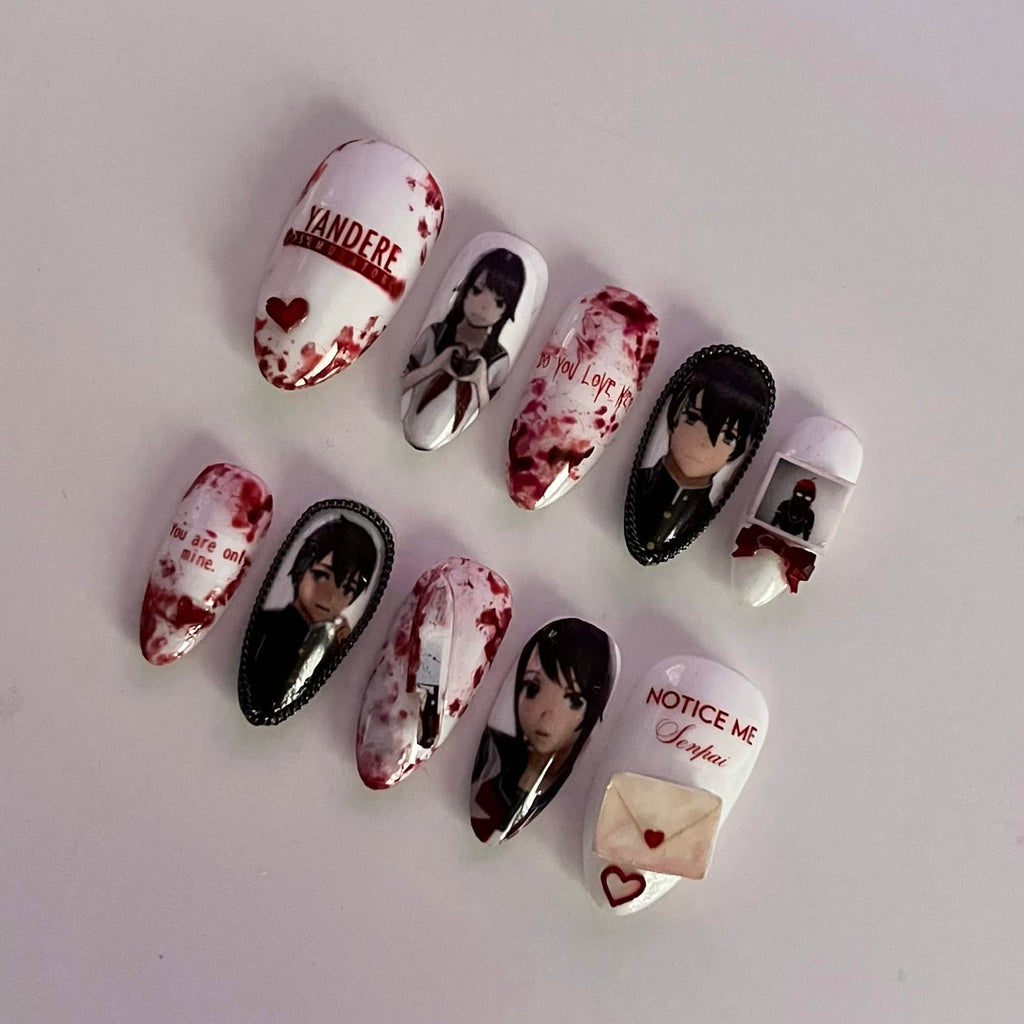 Yandere Simulator press-on nails