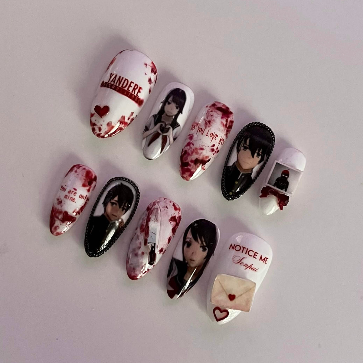 Yandere Simulator press-on nails