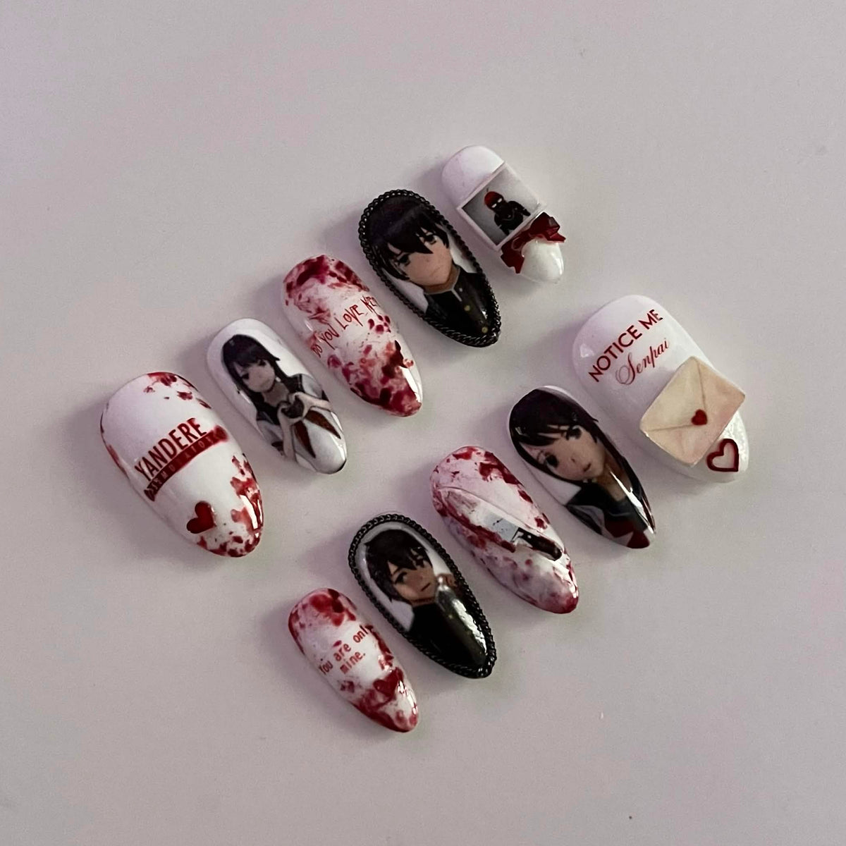 Yandere Simulator press-on nails