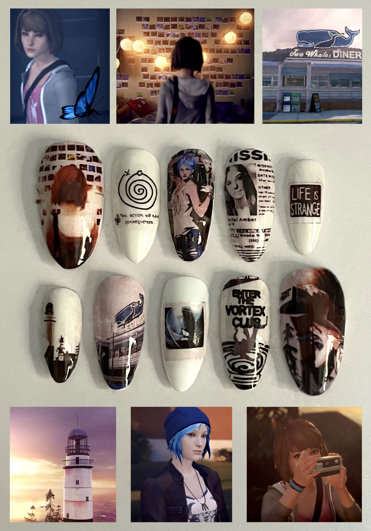 Life Is Strange 1 press-on nails