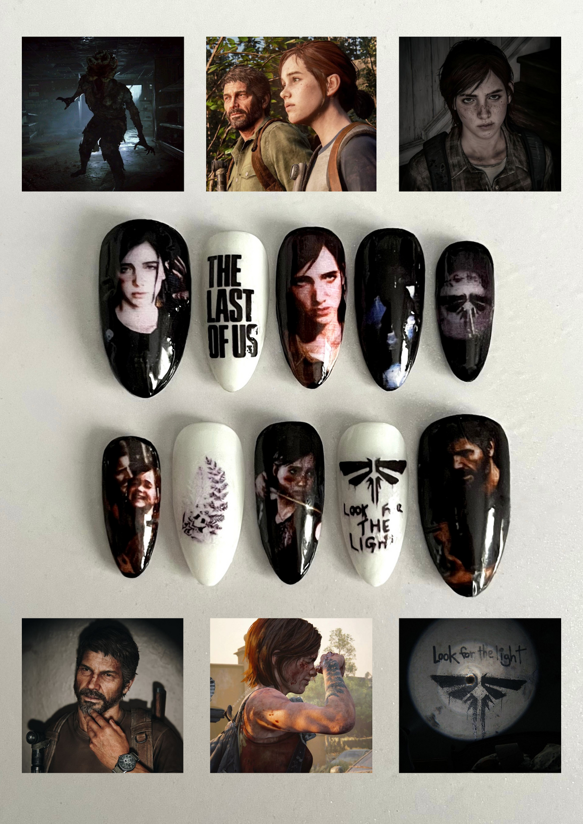 The Last Of Us press-on nails