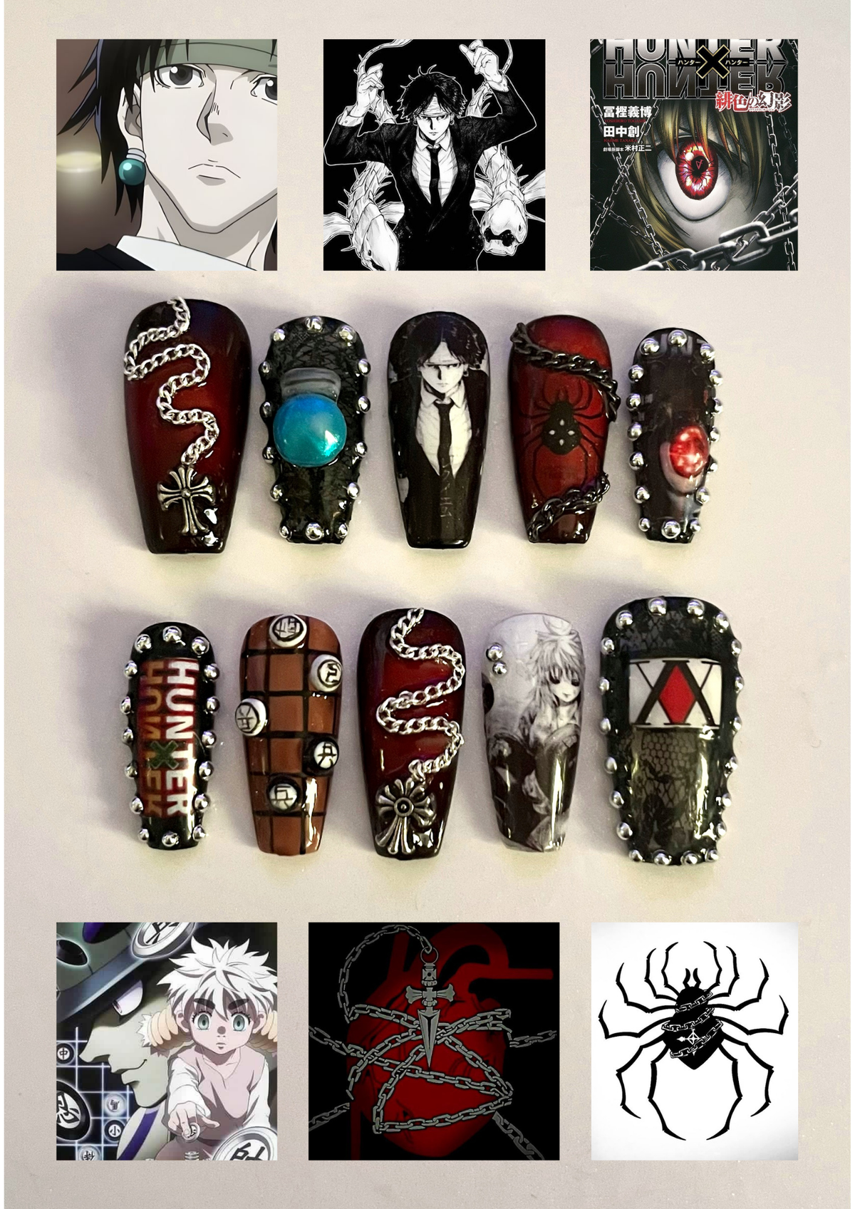 Hunter x Hunter press-on nails